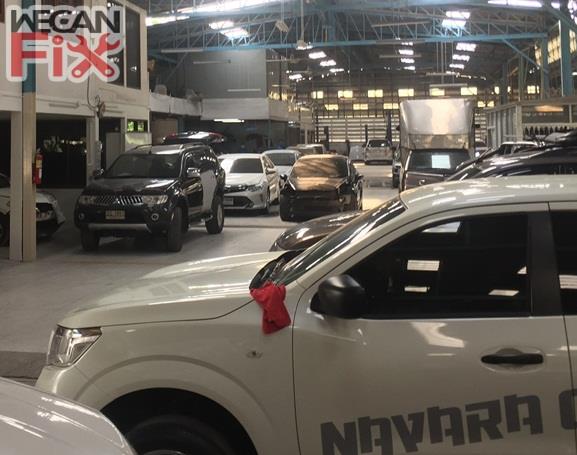 ที่จอดรถรอส่งคืนลูกค้า