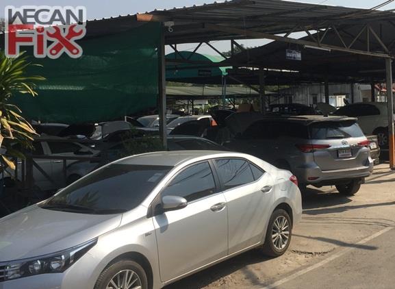 ที่จอดรถรอส่งคืนลูกค้า